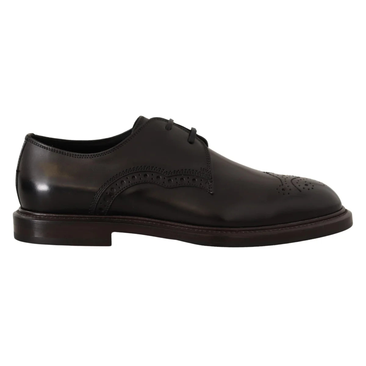 Dolce & Gabbana Calfskin Leather Derby Dress Shoes in Timeless Style