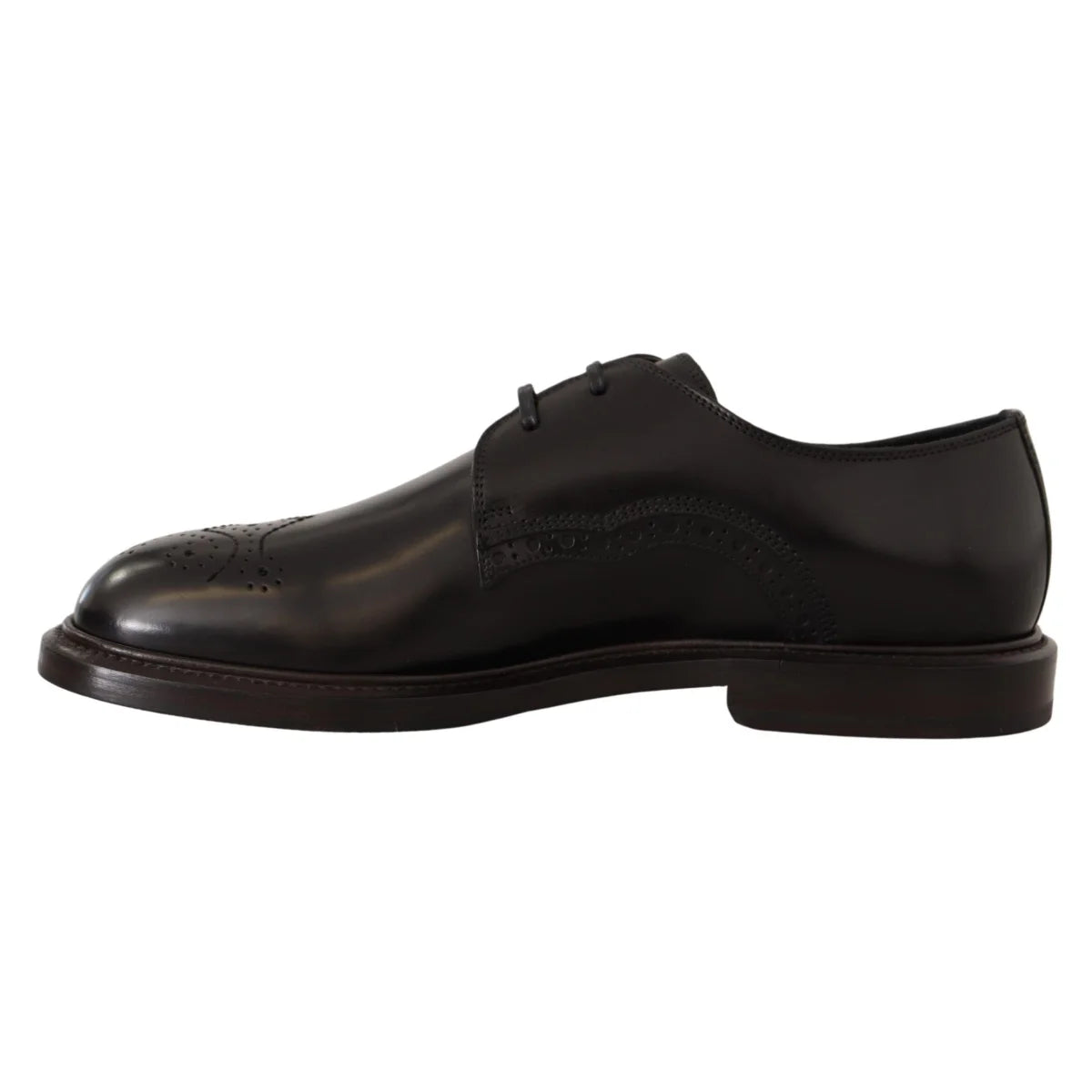 Dolce & Gabbana Calfskin Leather Derby Dress Shoes in Timeless Style