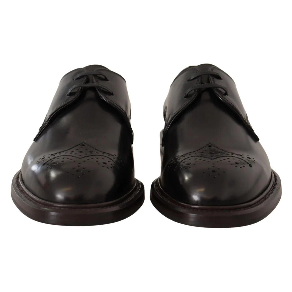 Dolce & Gabbana Calfskin Leather Derby Dress Shoes in Timeless Style
