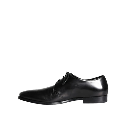 Dolce Gabbana Calfskin Leather Dress Shoes Authentic Mens Derby &