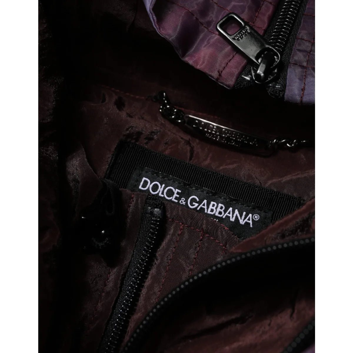 Dolce & Gabbana Camo Blouson Jacket with Hood and DG Logo