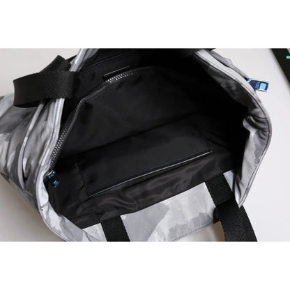 Dolce & Gabbana Camo Tote Bag in Modern Gray Camouflage