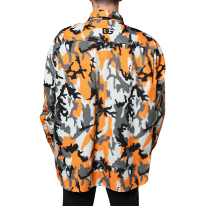 Dolce Gabbana Camouflage Denim Jacket Bold Designer Street Style &