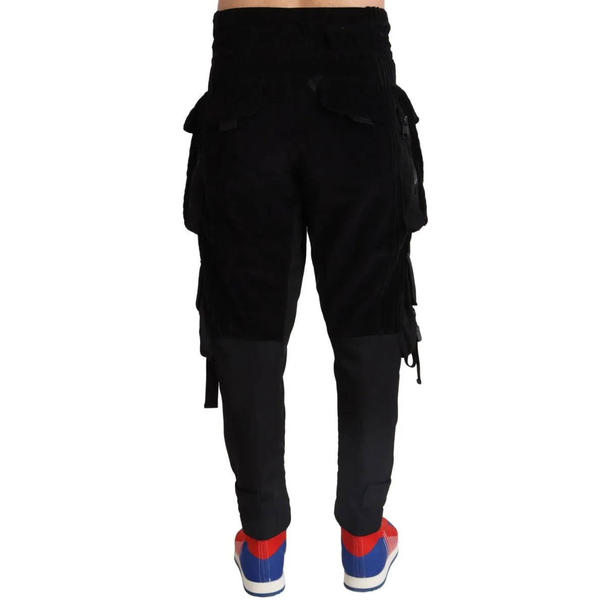 Dolce & Gabbana Cargo Corduroy Pants Italian Luxury Awaits Button Closure