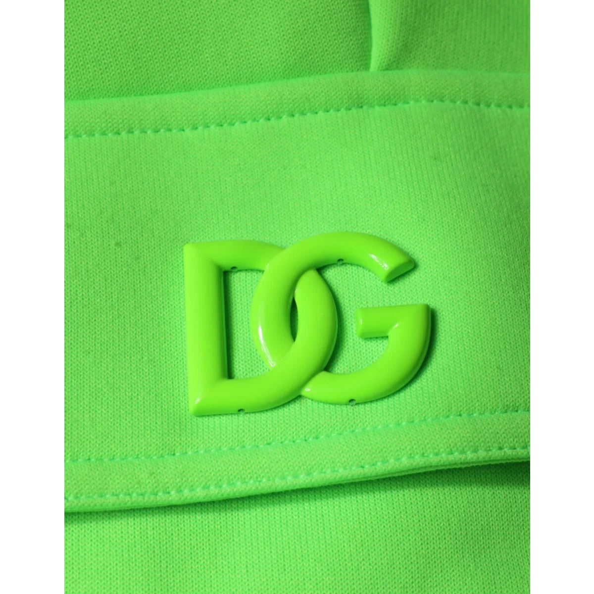 Dolce Gabbana Cargo Jogger Neon Green Pants Statement Style &