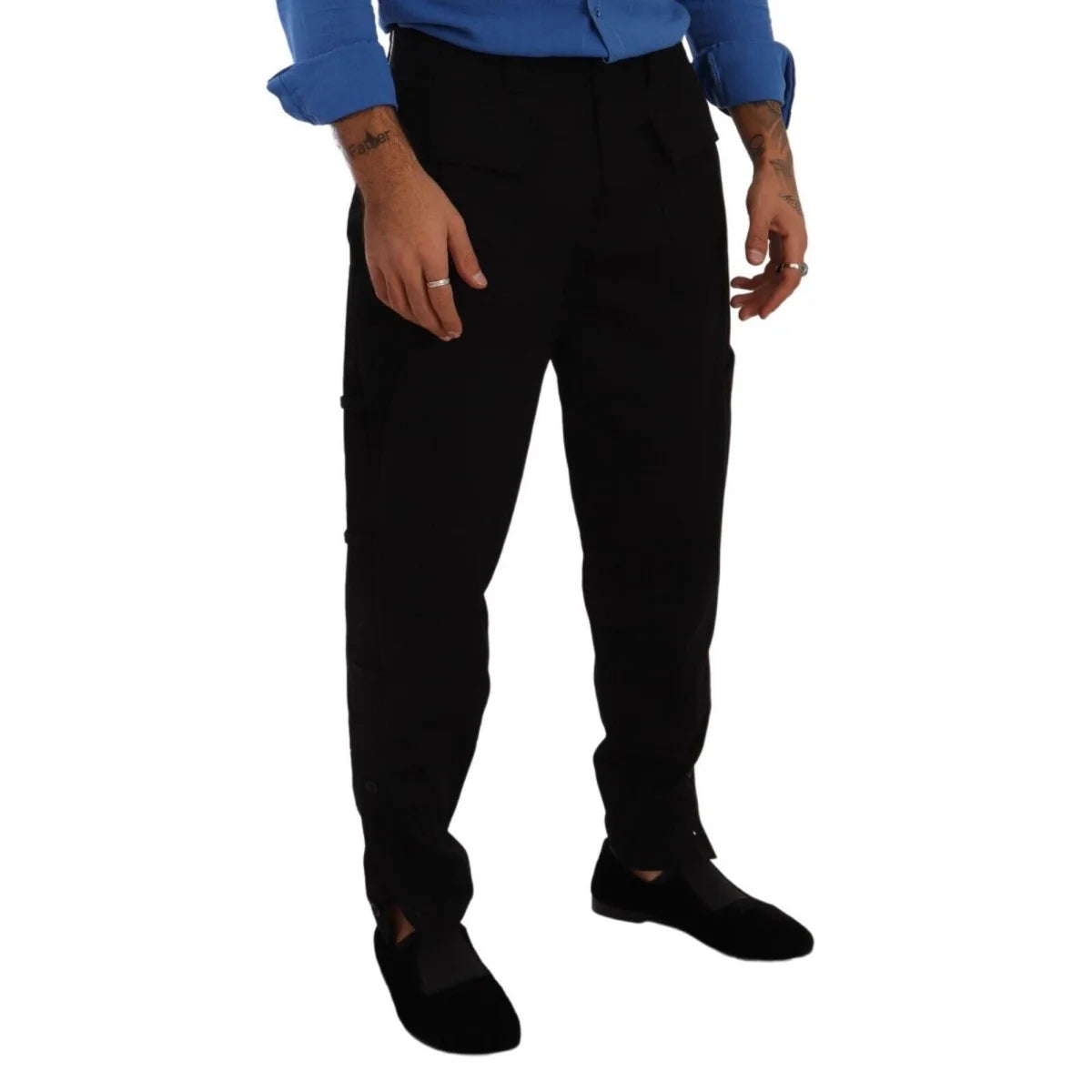 Dolce Gabbana Cargo Pants in Cotton Stretch Authentic Luxury &