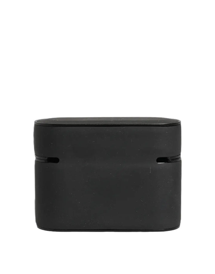 Dolce &amp; Gabbana Case Black PVC Embossed Logo Flip Holder Women Airpods
