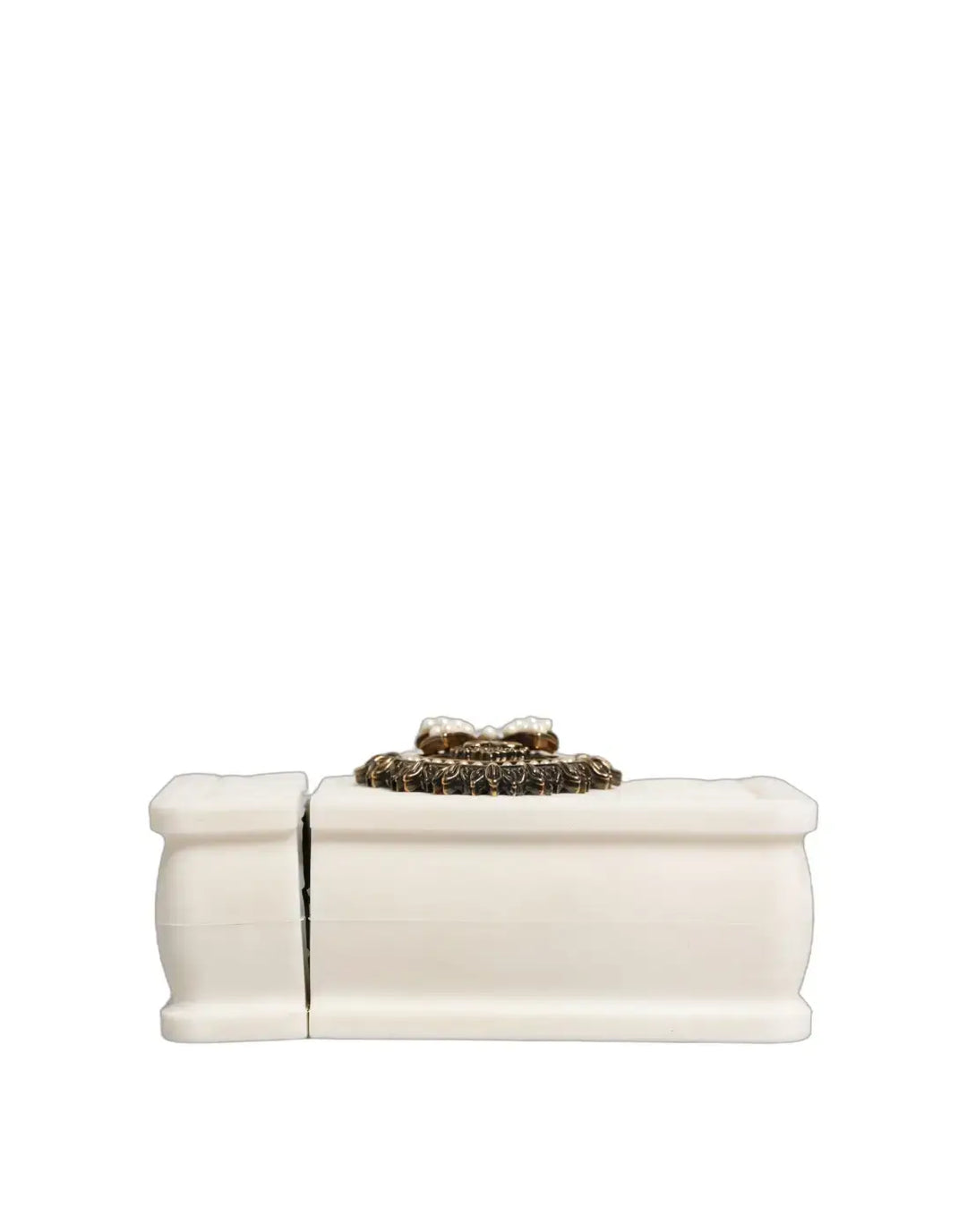 Dolce &amp; Gabbana Case White Silicone Devotion Heart Cover Hand Bag Airpod