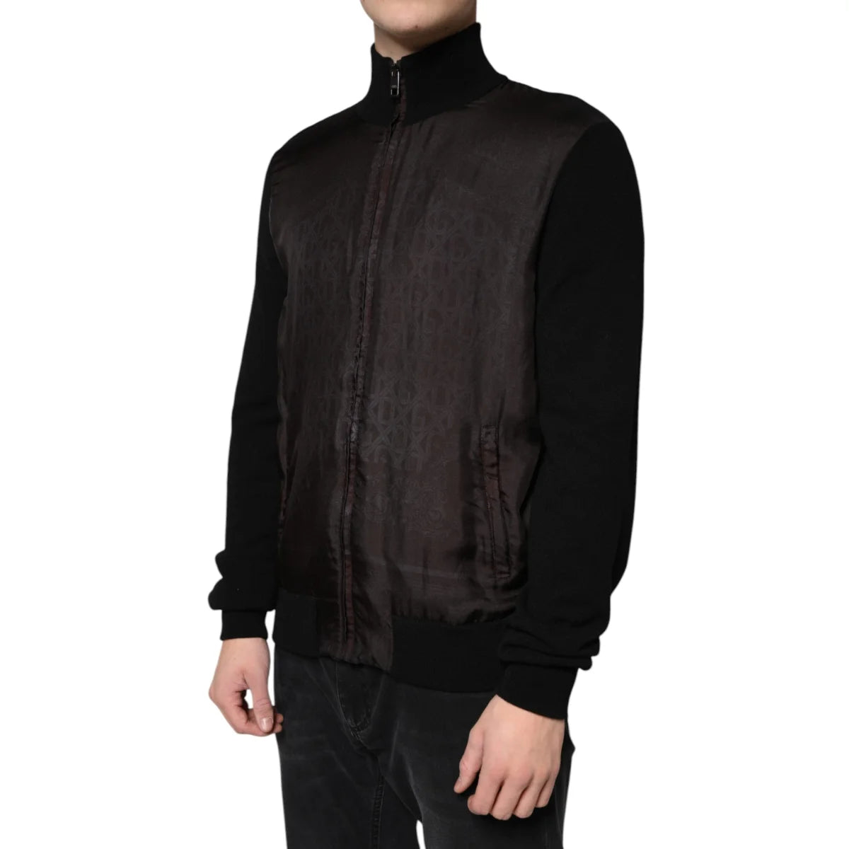 Dolce and Gabbana Cashmere Blend Bomber Jacket Sensation &