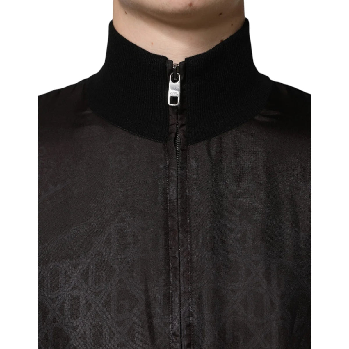 Dolce and Gabbana Cashmere Blend Bomber Jacket Sensation &