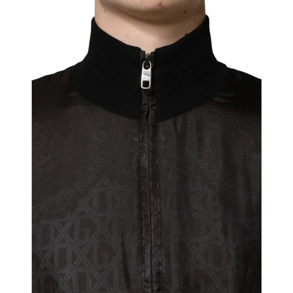 Dolce and Gabbana Cashmere Blend Bomber Jacket Sensation &