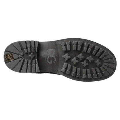 Dolce Gabbana Chelsea Gray White Fade Mens Shoes Authentic &