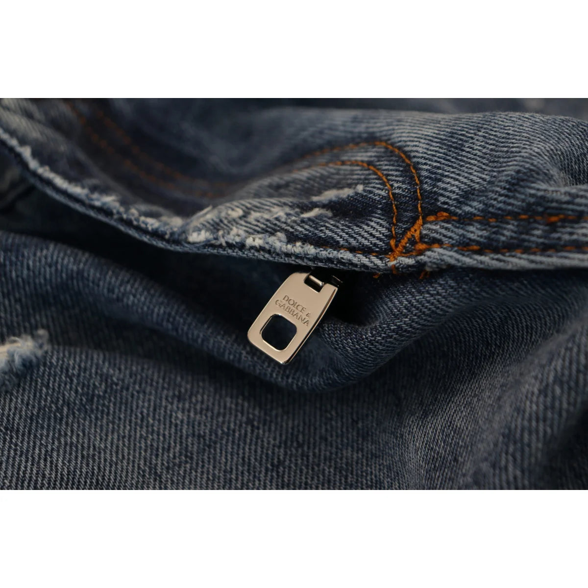 Dolce Gabbana Chic Tattered Denim Pants Gorgeous New With Tags &