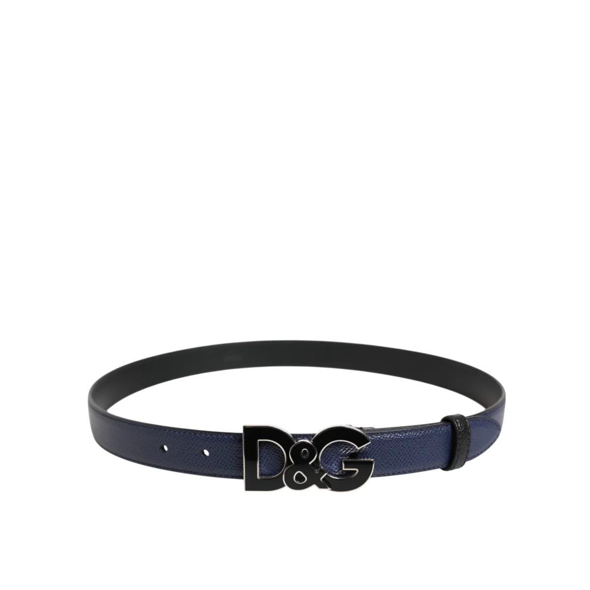 Dolce & Gabbana Clothing Accessory Leather Belt with DG Buckle