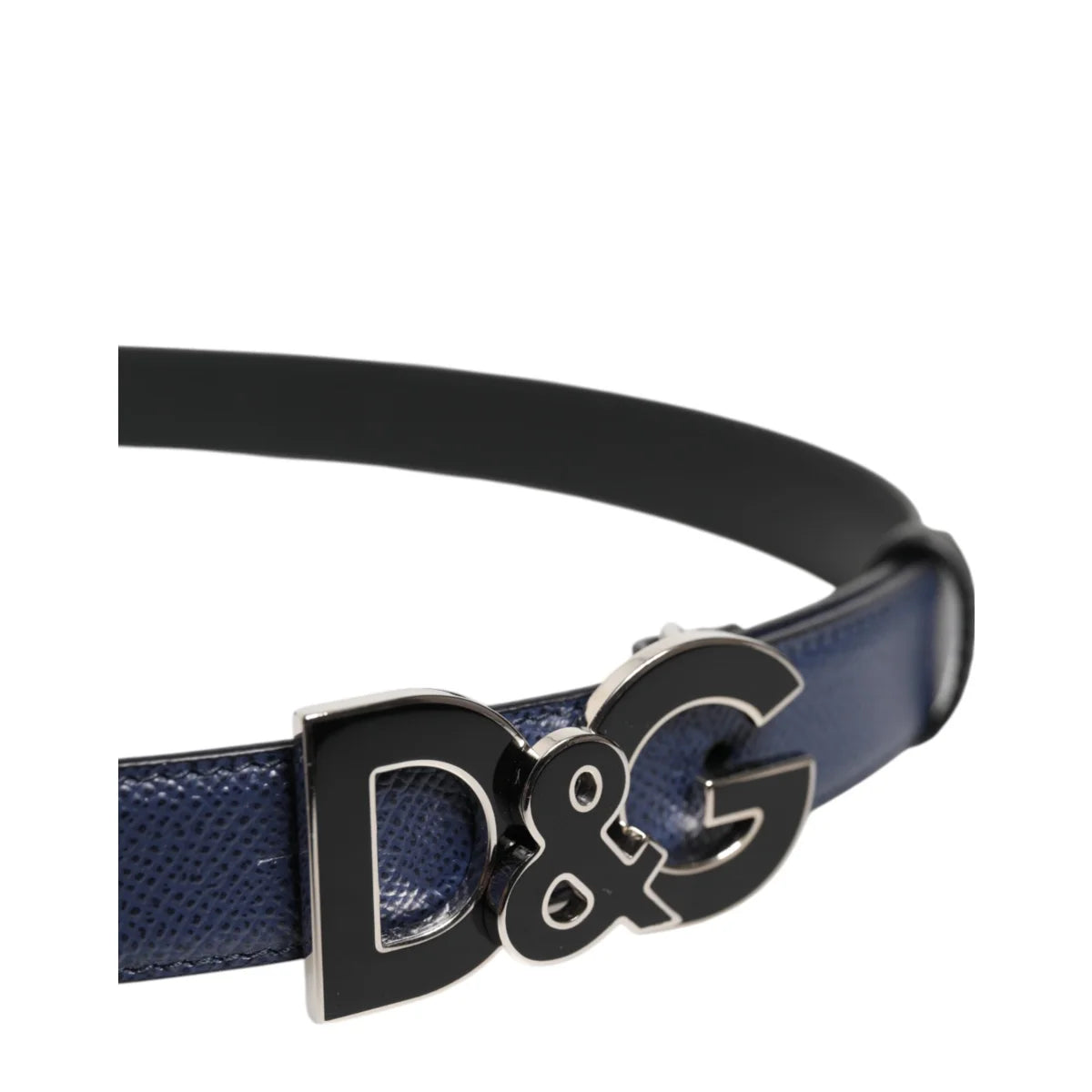Dolce & Gabbana Clothing Accessory Leather Belt with DG Buckle