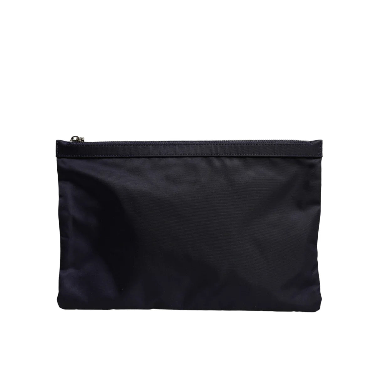 Dolce & Gabbana Clutch Bag with Crown Logo Patch and Zipped Closure