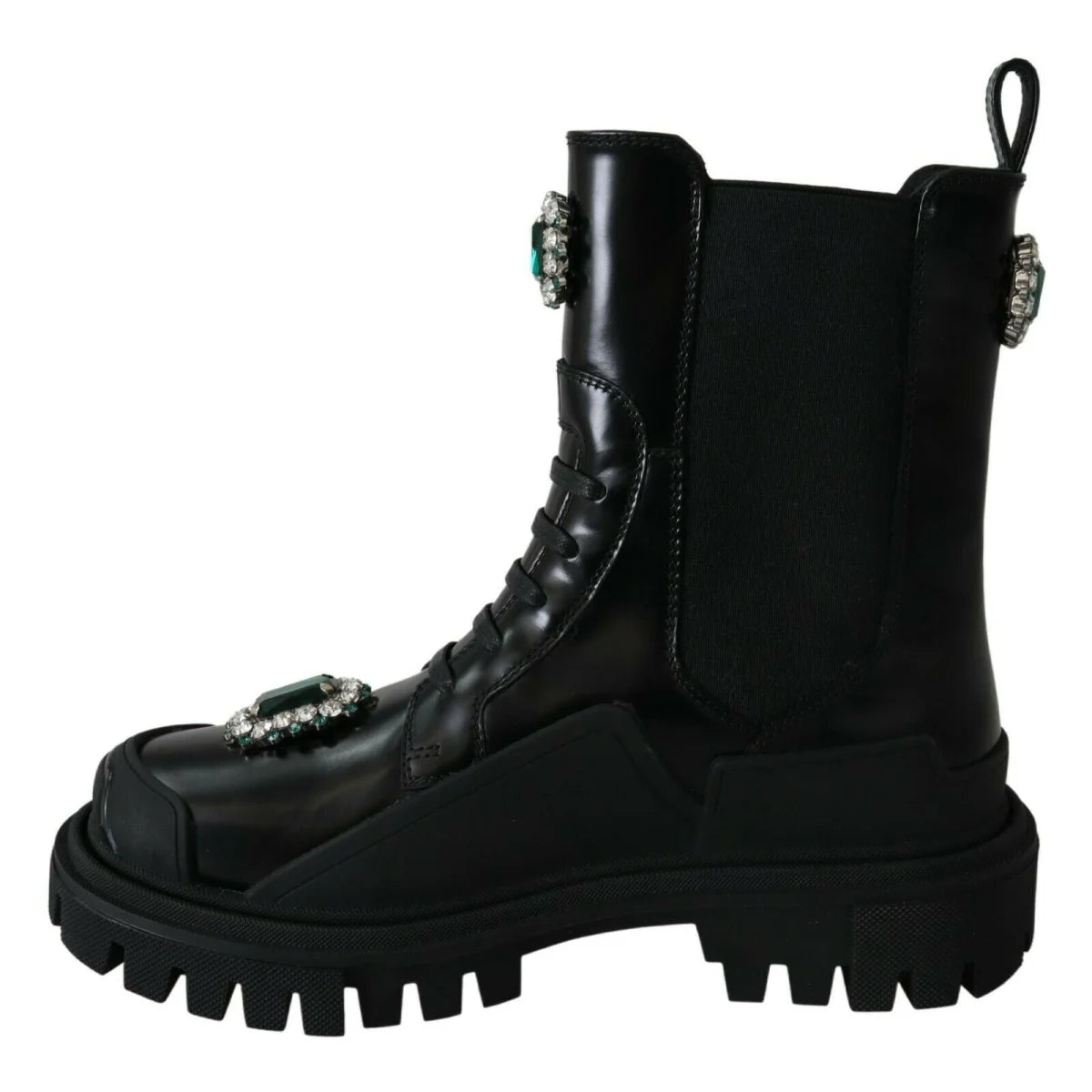Dolce & Gabbana Combat Boots Dress Power Attitude