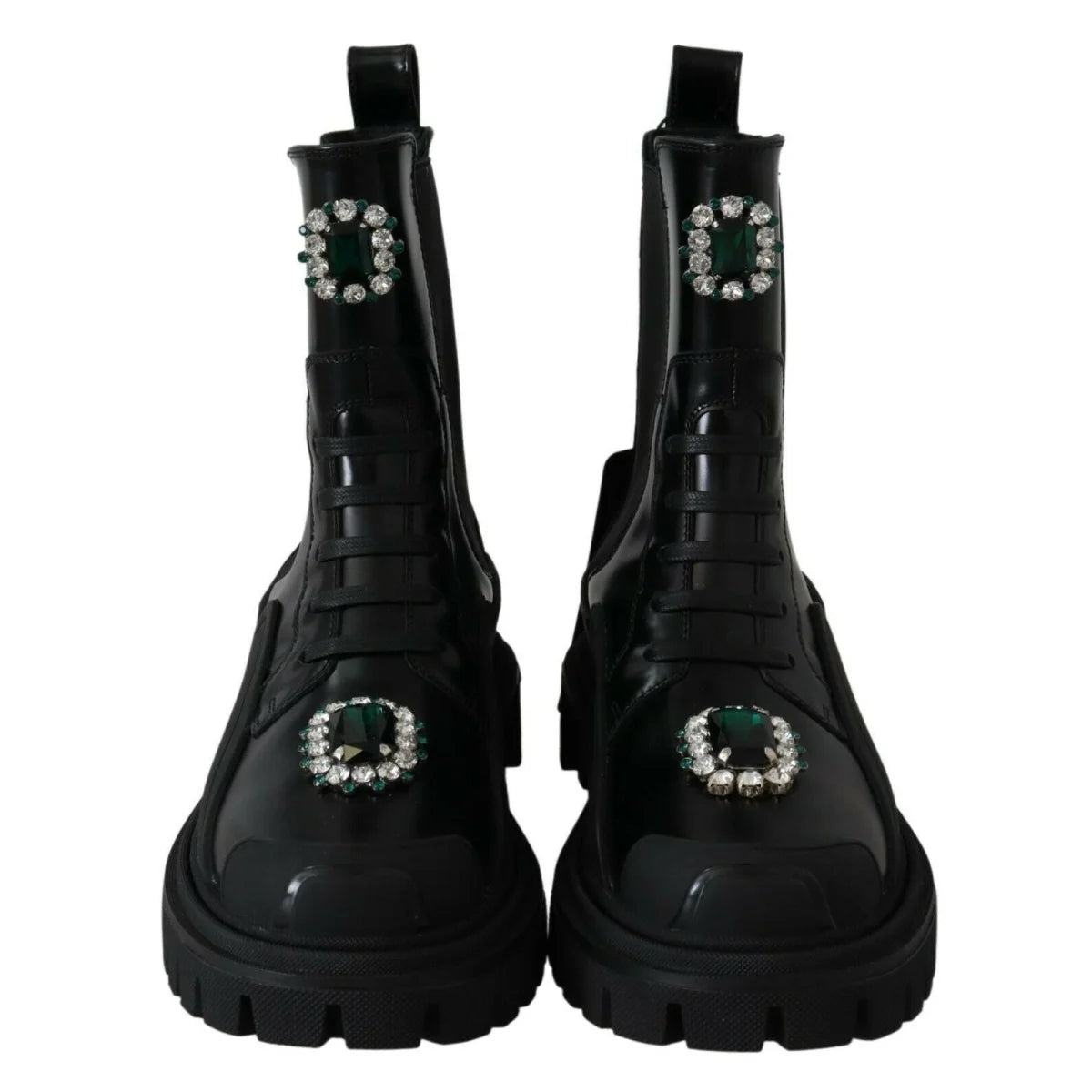 Dolce & Gabbana Combat Boots Dress Power Attitude