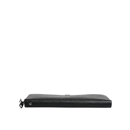 Dolce & Gabbana Continental Wallet Luxurious Leather Zip Around Style