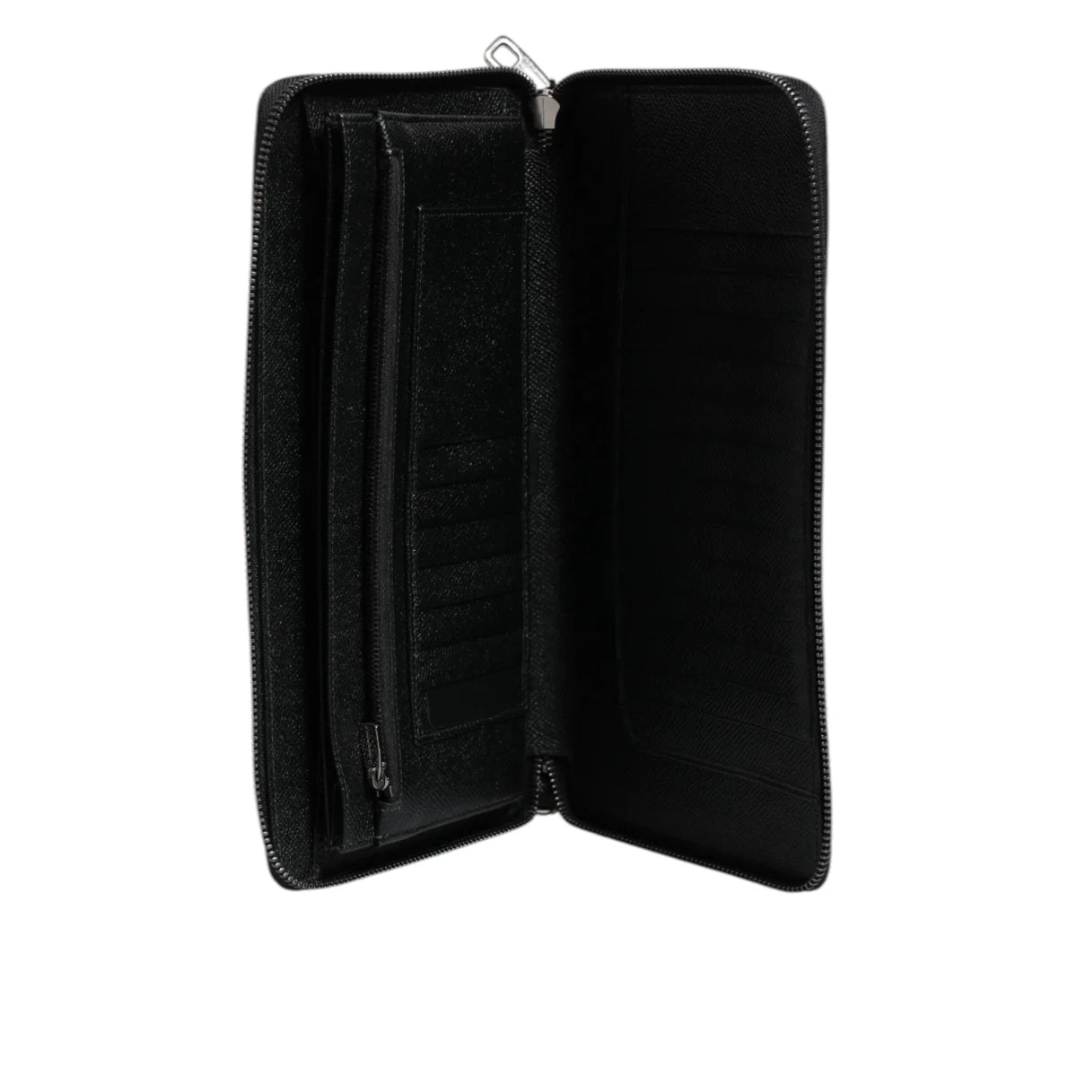 Dolce & Gabbana Continental Wallet Luxurious Leather Zip Around Style