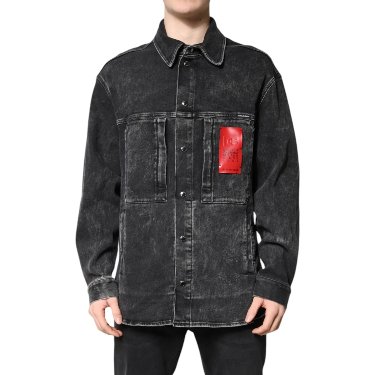 Dolce and Gabbana Cotton Denim Jacket Sensation for Trendsetters &