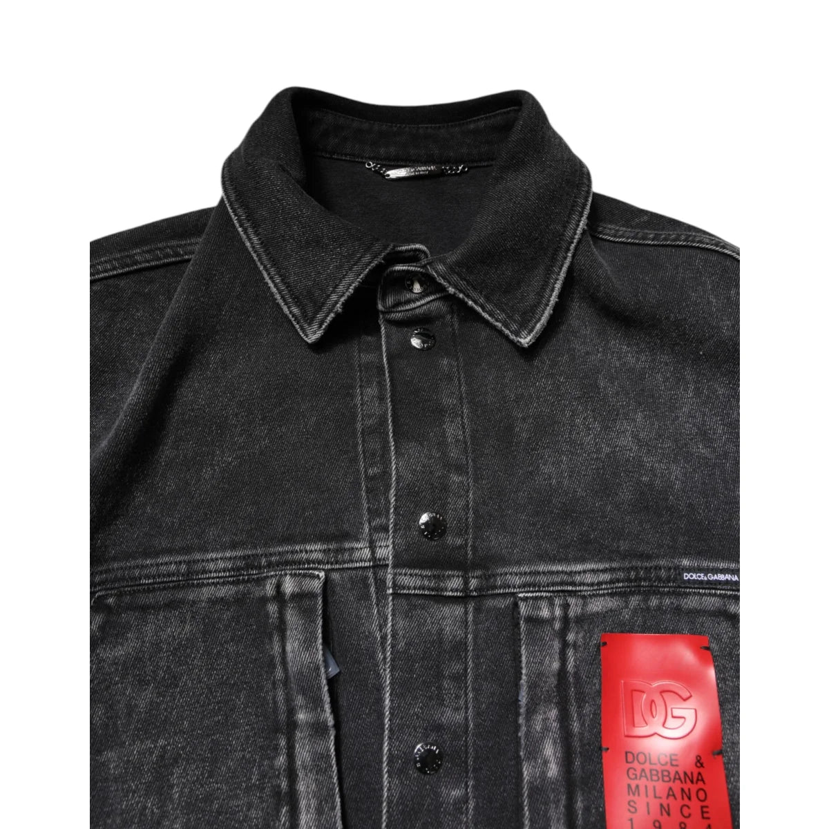 Dolce and Gabbana Cotton Denim Jacket Sensation for Trendsetters &