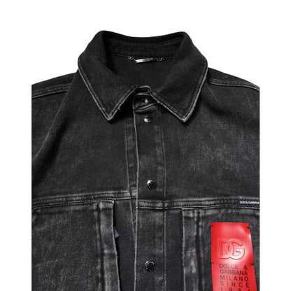 Dolce and Gabbana Cotton Denim Jacket Sensation for Trendsetters &