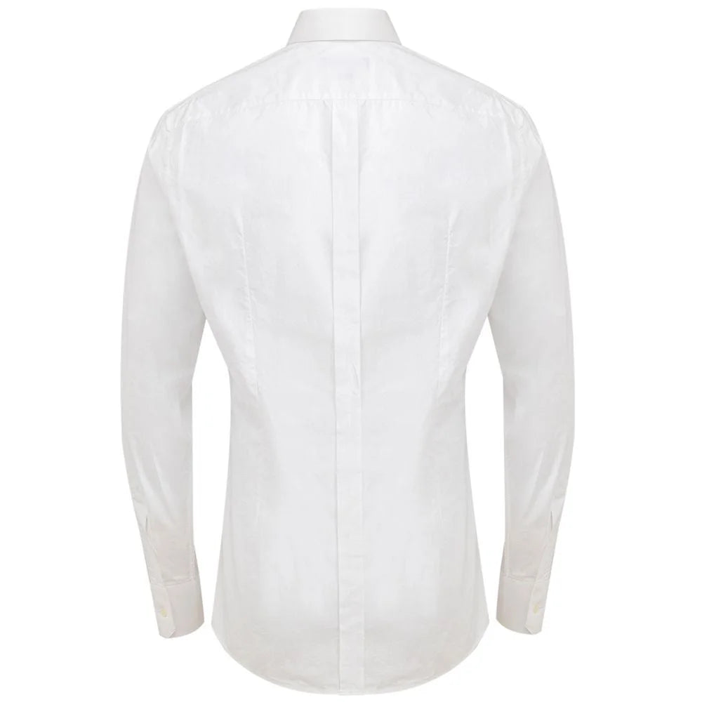 Dolce & Gabbana Cotton DG Logo Shirt Made in Italy White
