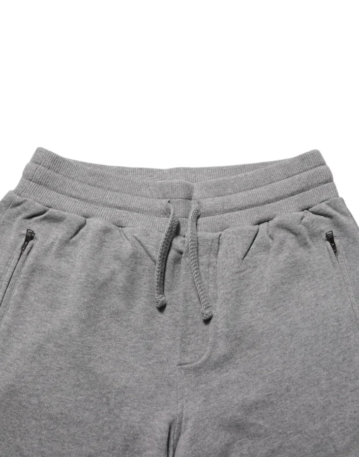 Dolce &amp; Gabbana Cotton Jogger Sweatpants Trouser Gray