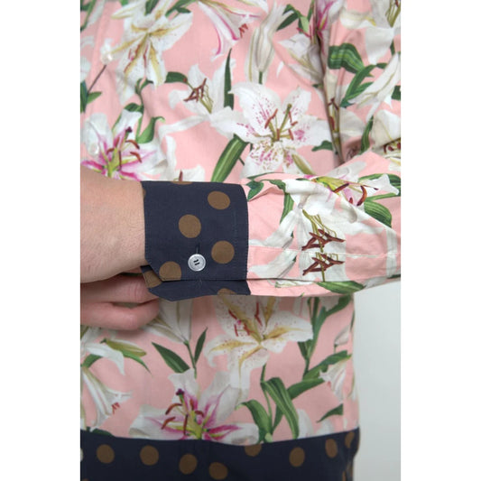 Dolce & Gabbana Cotton Polka Dot Shirt for Effortless Style