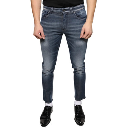 Dolce and Gabbana Cotton Skinny Denim Jeans Italian Luxury Awaits &