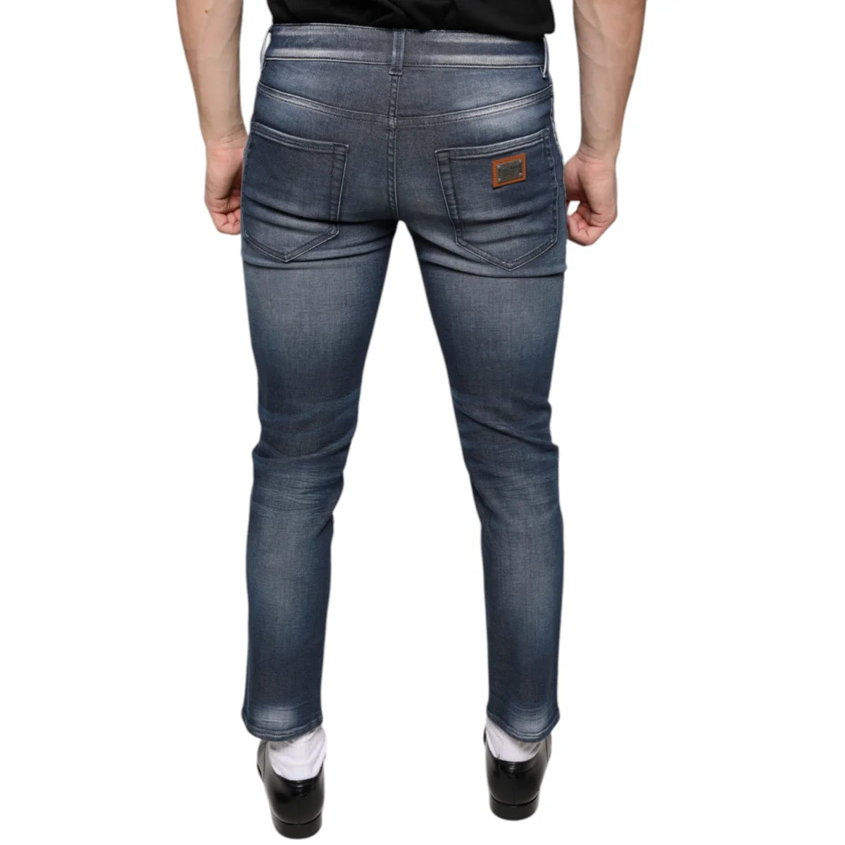 Dolce and Gabbana Cotton Skinny Denim Jeans Italian Luxury Awaits &