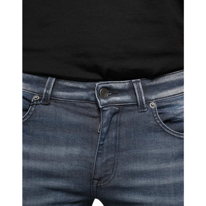 Dolce and Gabbana Cotton Skinny Denim Jeans Italian Luxury Awaits &