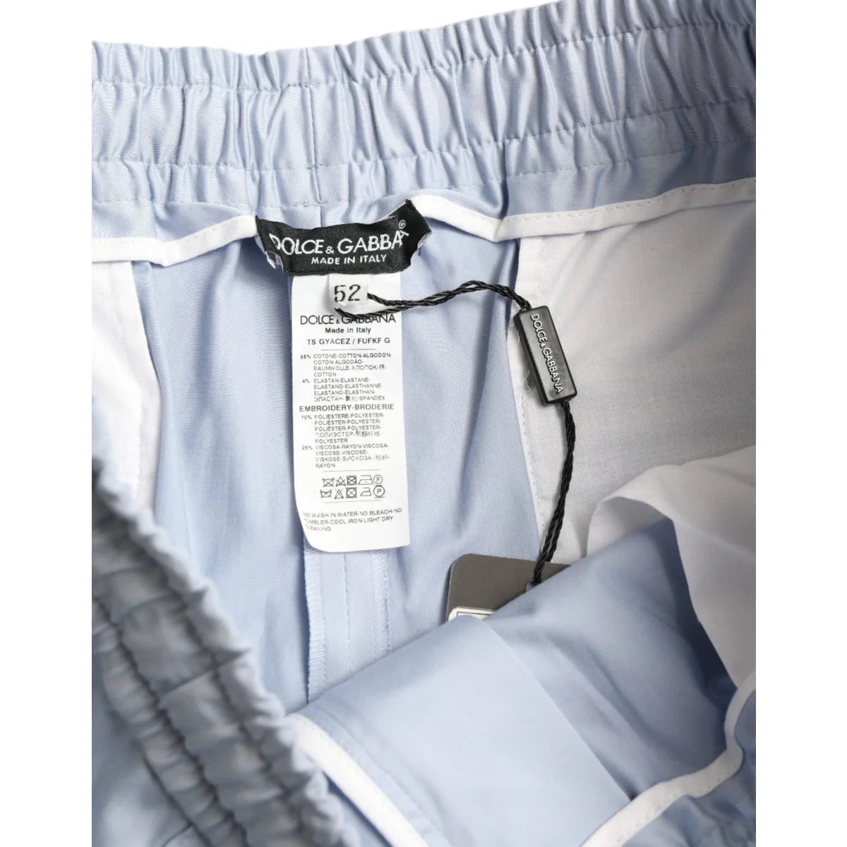 Dolce & Gabbana Cotton Stretch Jogger Pants for Effortless Style