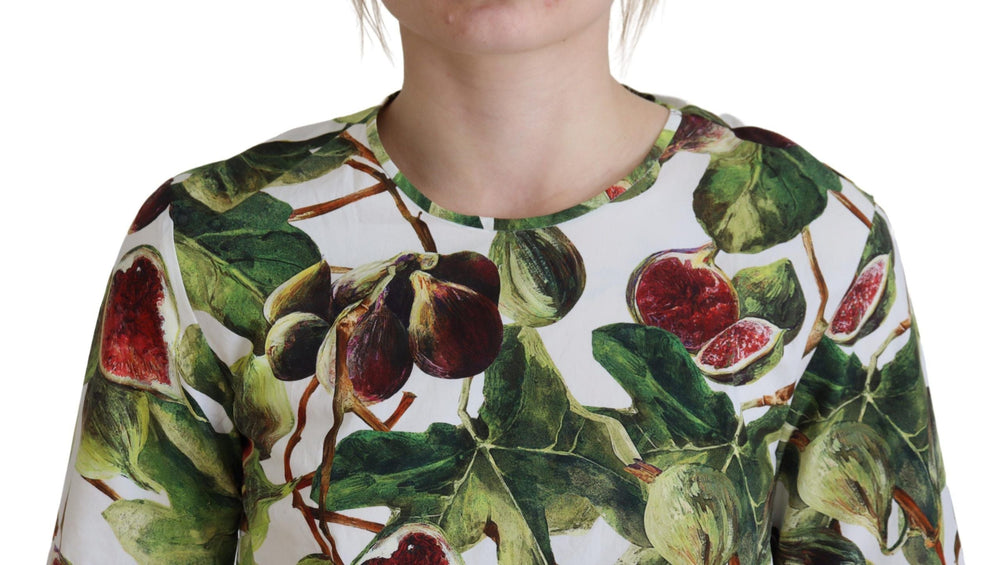Dolce & Gabbana - Crew-neck Cotton Top Blouse Fruit T-shirt