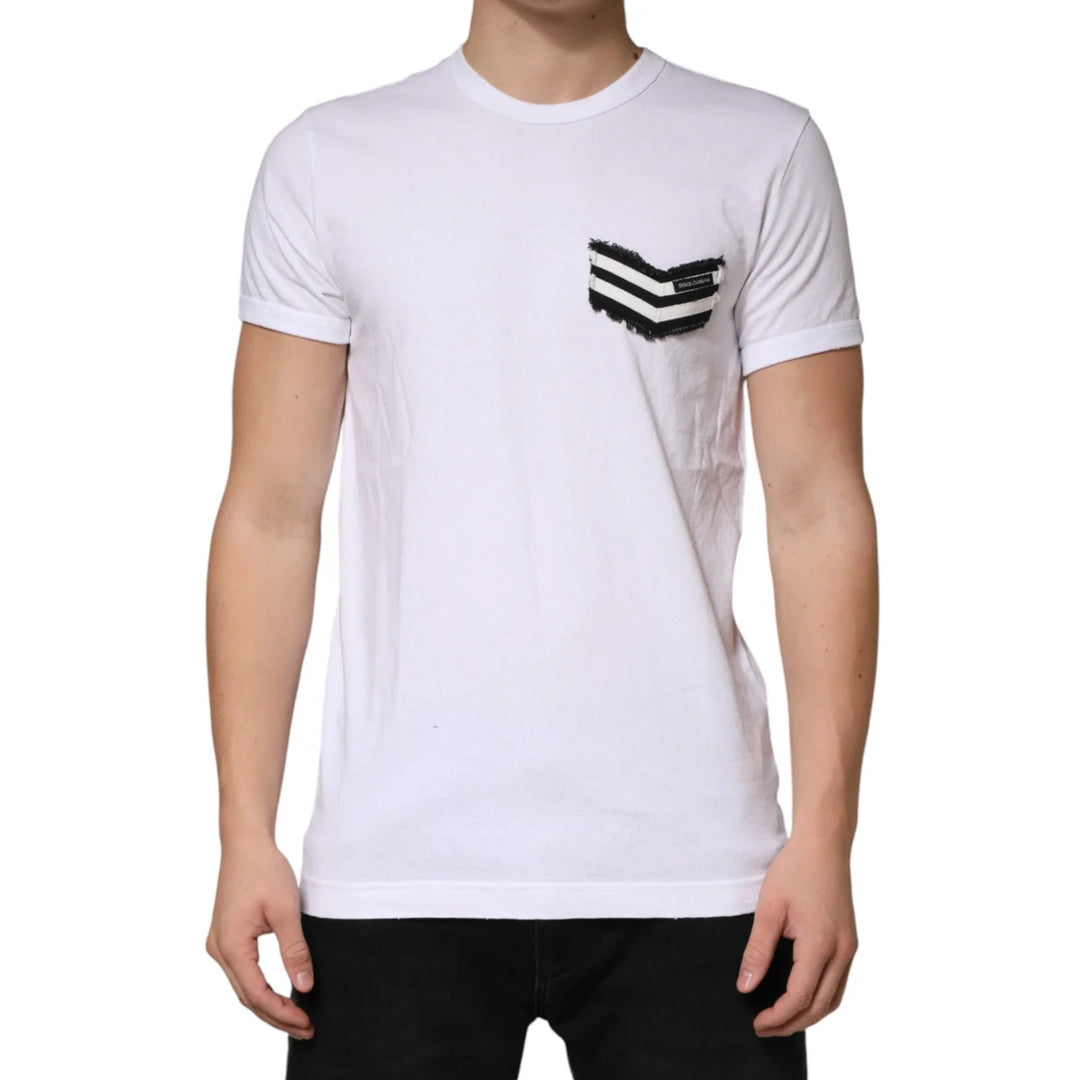 Dolce &amp; Gabbana Crew Neck T Shirt for Effortless Everyday Style