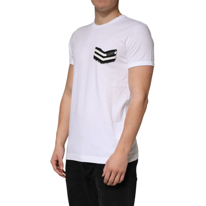 Dolce &amp; Gabbana Crew Neck T Shirt for Effortless Everyday Style