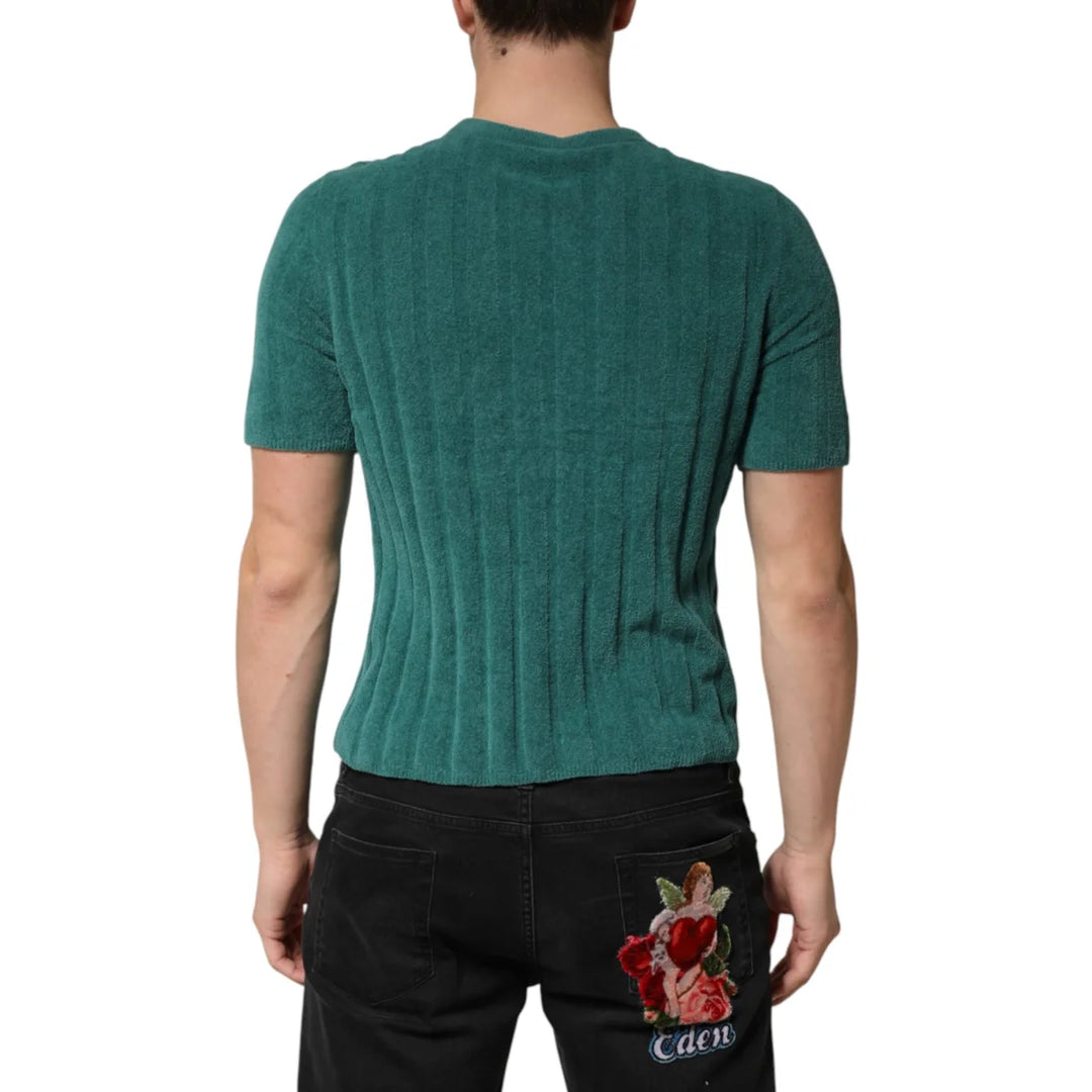 Dolce &amp; Gabbana Crew Neck T-Shirt Soft Cotton Versatile Style