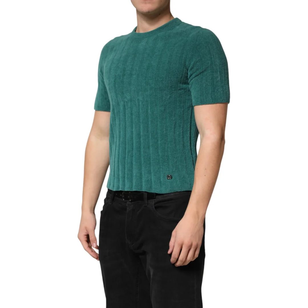Dolce &amp; Gabbana Crew Neck T-Shirt Soft Cotton Versatile Style