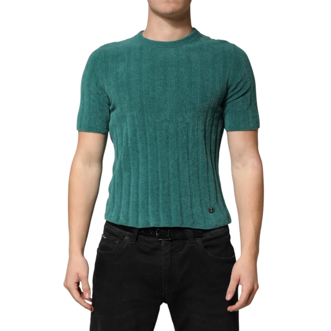 Dolce &amp; Gabbana Crew Neck T-Shirt Soft Cotton Versatile Style