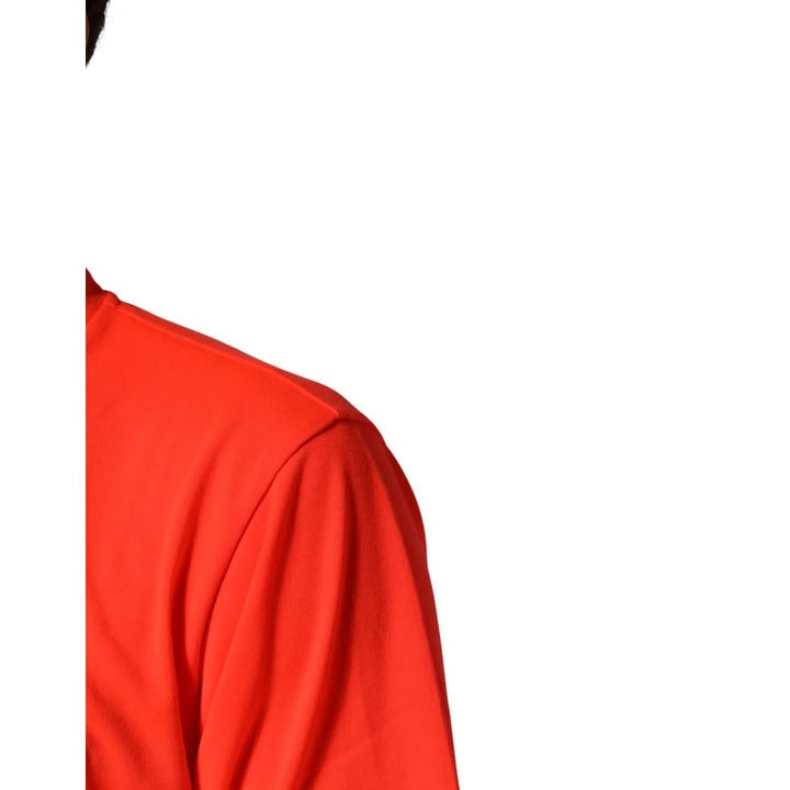 Dolce &amp; Gabbana Crew Neck T Shirt in Vibrant Neon Orange