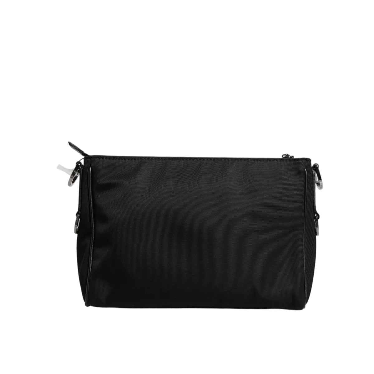 Dolce & Gabbana Crossbody Bag Black Multicolour Jacquard Leather Trim