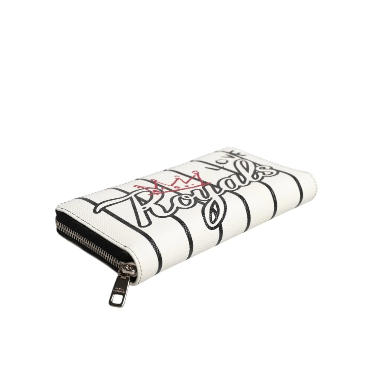 Dolce Gabbana Crown Royals Heart Wallet Luxury Leather Accessory &