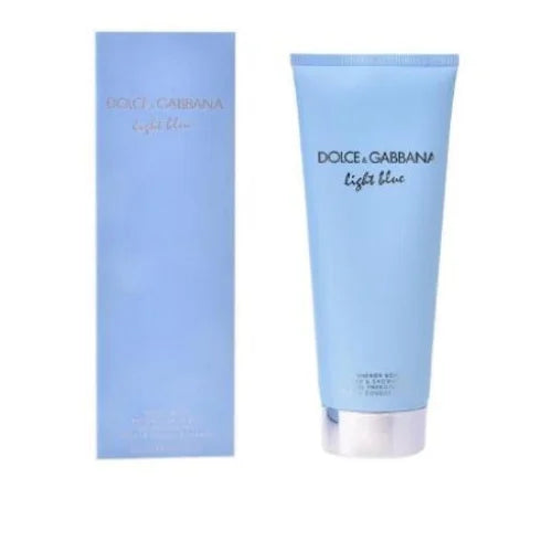 D&G Light Blue women’s bath and shower gel bottle