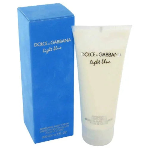 D&G Light Blue women’s body cream jar