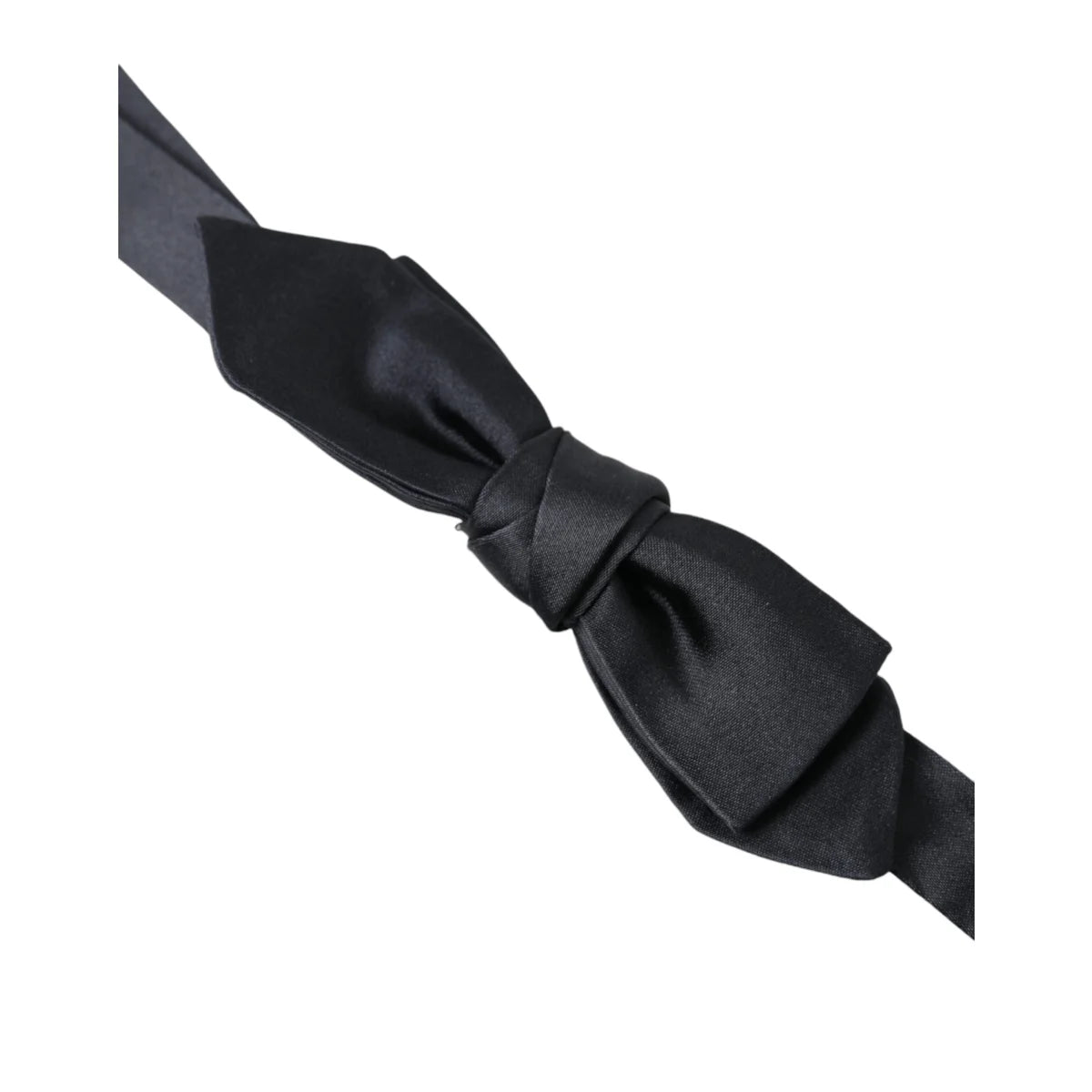 Dolce & Gabbana Dark Blue Bow Tie Luxury Elegance