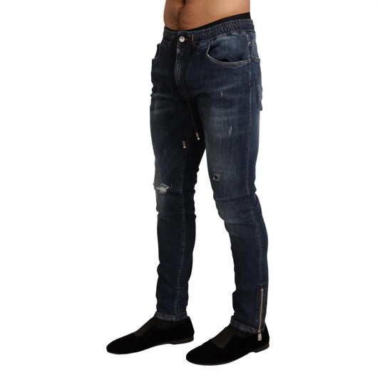 Dolce Gabbana Dark Blue Denim Skinny Jeans Sensation &