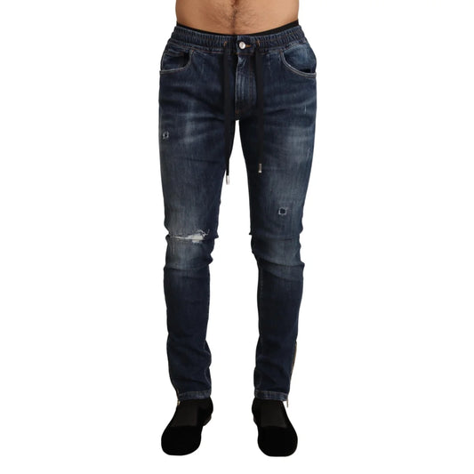 Dolce Gabbana Dark Blue Denim Skinny Jeans Sensation &