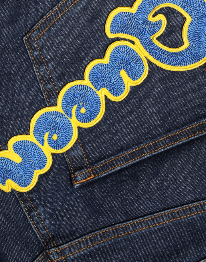 Dolce &amp; Gabbana Dark Blue Queen Cotton Skinny Denim Jeans