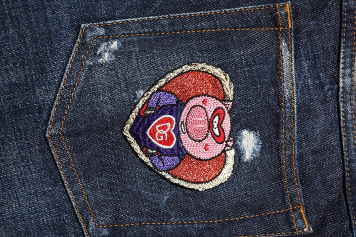 Dolce &amp; Gabbana Dark Blue Tattered Skinny Denim Jeans